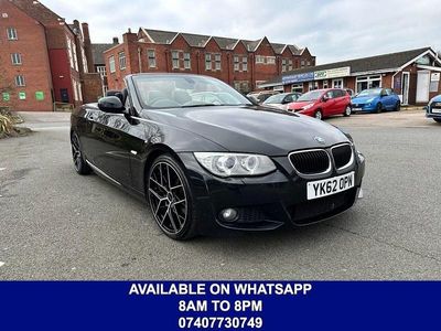 Used BMW 320 Cabriolet Sport Line 2012 Black Cabriolet