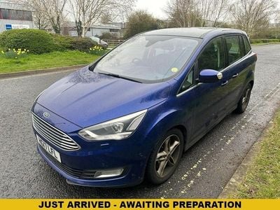 Used Ford Grand C-Max Titanium X 120 HP (88 kW) 2017 Blue MPV