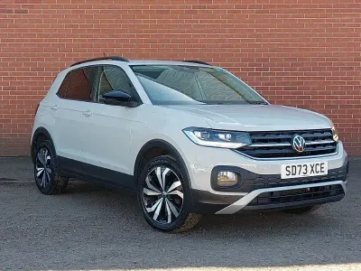 Used VW T-Cross Black Edition 95 HP (69 kW) 2023 Grey SUV