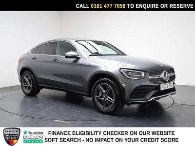 Begagnad Mercedes GLC300 AMG line 272 HK (200 kW) 2022 Grå Sportkupé