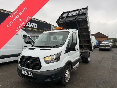 Używany Ford Transit 130 KM (95 kW) 2018 Biały Kabriolet