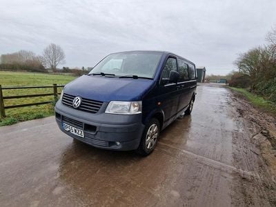 Used VW T5 130 HP (95 kW) 2006 Blue Van