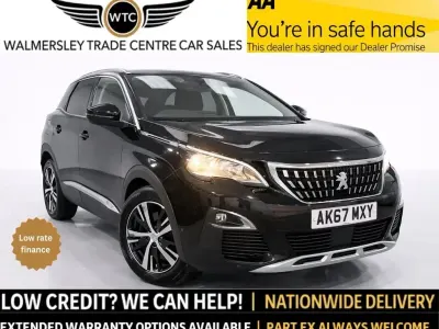 Second-hand Peugeot 3008 Allure 130 CP (95 kW) 2017 Negru SUV