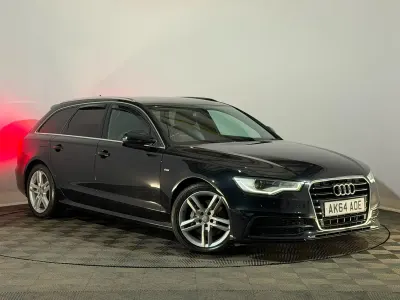 Used Audi A6 S-Line 190 HP (139 kW) 2014 Black Estate