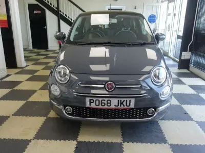 Używany Fiat 500 Lounge 69 KM (50 kW) 2018 Szary Hatchback