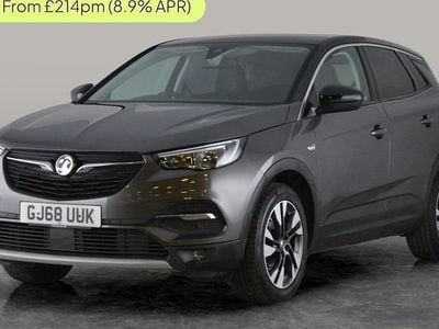 Used Vauxhall Grandland X Sport 131 HP (96 kW) 2018 Grey SUV