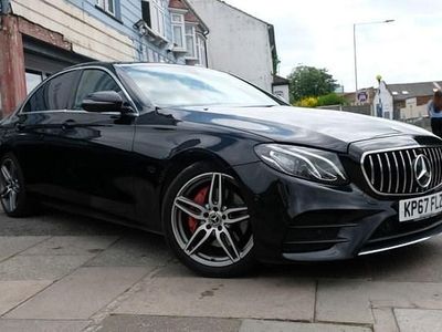 Used Mercedes E220 AMG line 192 HP (141 kW) 2017 Black Sedan