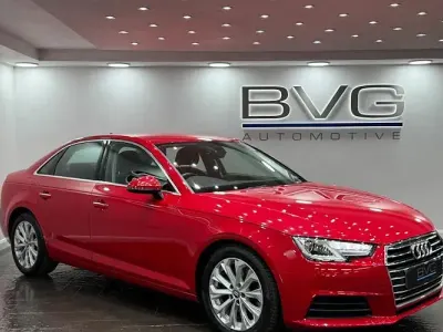 Używany Audi A4 S-Line 150 KM (110 kW) 2017 Czerwony Sedan/Limuzyna