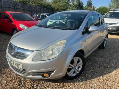 Used Vauxhall Corsa Club 2007 Silver Hatchback