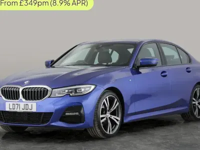 Begagnad BMW 320 M Sport 184 HK (135 kW) 2021 Blå Sedan
