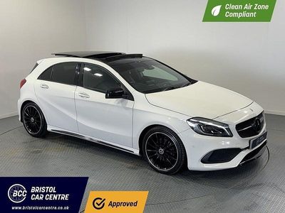Used Mercedes A200 AMG Line Premium Plus 2017 White Hatchback