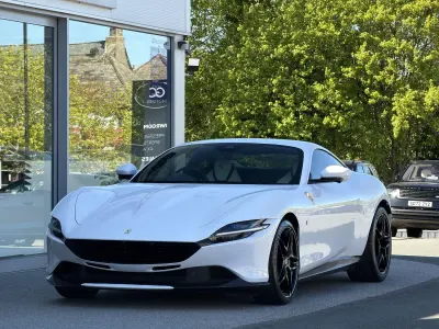 New Ferrari Roma 620 HP (456 kW) 2025 White Coupe