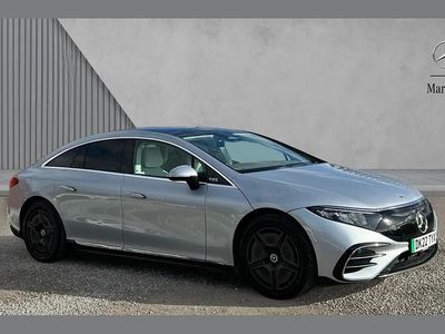 Used Mercedes EQS450+ AMG line 241 kW (328 HP) 2022 Silver Sedan