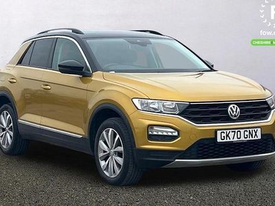 Used VW T-Roc Design 150 HP (110 kW) 2020 Yellow SUV