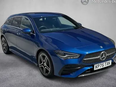 Used Mercedes CLA200 AMG line 163 HP (119 kW) 2025 Blue Estate