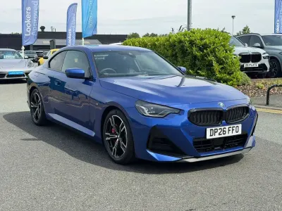 New BMW 220 M Sport 2026 Blue Coupe