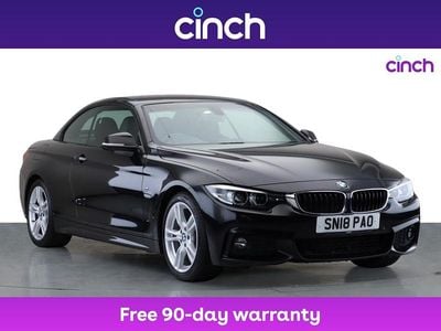 Black Used 2018 BMW 420 M Sport Cabriolet | £15,219 (Fair price)