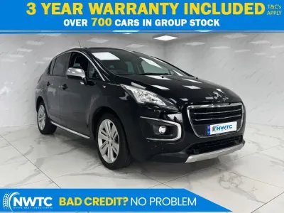 Begagnad Peugeot 3008 Allure 130 HK (95 kW) 2016 Svart SUV