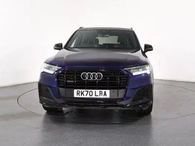 Used Audi Q7 Black Edition 2020 Blue SUV
