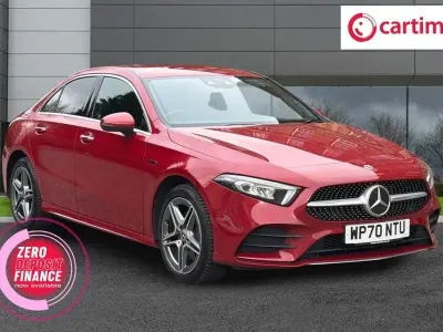 Usado Mercedes A250 AMG Line Premium 2020 Vermelho Sedan