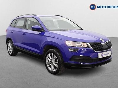 Used Skoda Karoq SE Technology 116 HP (85 kW) 2020 Blue SUV