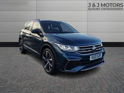 Używany VW Tiguan R-line 150 KM (110 kW) 2021 Niebieski SUV
