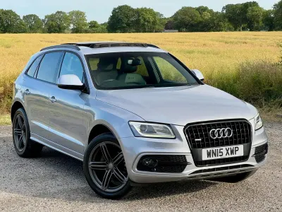 Used Audi Q5 S-line plus 190 HP (139 kW) 2015 Silver SUV