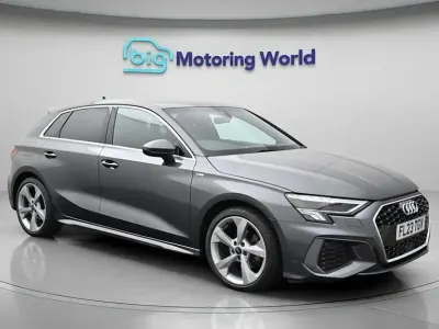 Begagnad Audi A3 Sportback S-Line 110 HK (80 kW) 2023 Grå Halvkombi