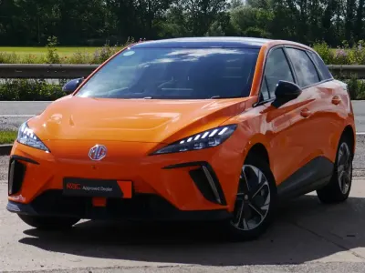 Used MG MG4 EV Trophy 63 kW (87 HP) 2023 Volcano orange Hatchback