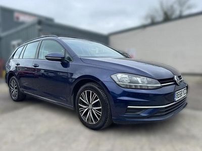 Used VW Golf VII SE 115 HP (84 kW) 2019 Blue Estate