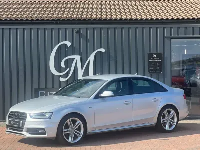 Used Audi A4 Black Edition 177 HP (130 kW) 2014 Silver Sedan