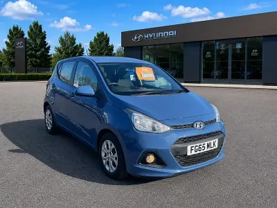 Used Hyundai i10 SE 66 HP (48 kW) 2015 Blue Hatchback