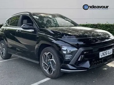 New Hyundai Kona N Line 136 HP (100 kW) 2026 Black SUV