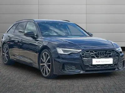 Used Audi A6 Black Edition 204 HP (150 kW) 2024 Blue Estate
