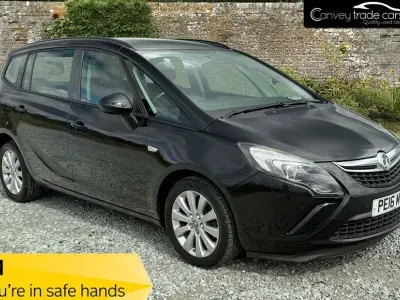 Used Vauxhall Zafira Tourer Design Edition 2016 Black MPV