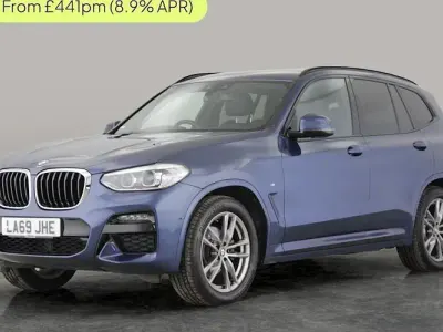 Begagnad BMW X3 M Sport 190 HK (139 kW) 2019 Blå SUV