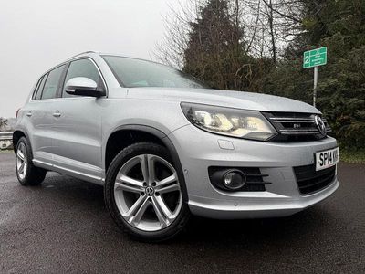 Used VW Tiguan R-line 177 HP (130 kW) 2014 Silver SUV