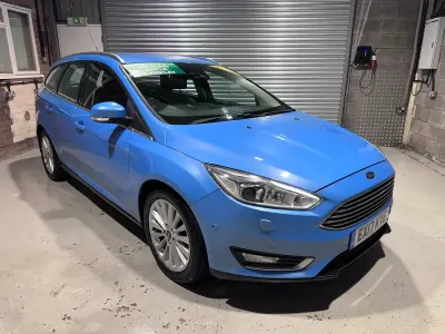 Used Ford Focus Titanium X 182 HP (133 kW) 2017 Blue Estate