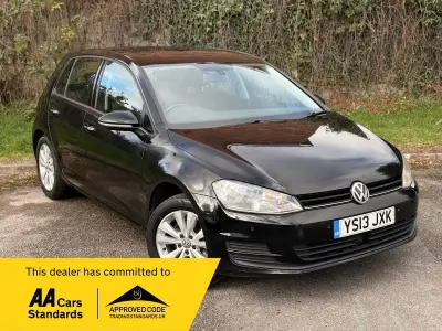 Used VW Golf VII SE 122 HP (89 kW) 2013 Black Hatchback