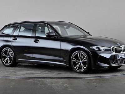 Black Used 2022 BMW 330e M Sport Estate | £19,998 (Fair price)