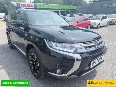 Used Mitsubishi Outlander P-HEV 2017 Black Estate