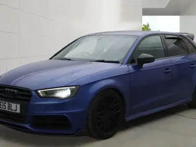 Usado Audi S3 Sportback Advanced 300 HP (220 kW) 2015 Azul Citadino