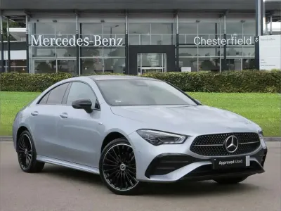 Used Mercedes CLA250 AMG Line Premium Plus 214 HP (157 kW) 2025 Silver Coupe