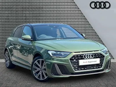 New Audi A1 S-Line 2026 District green, metallic SUV