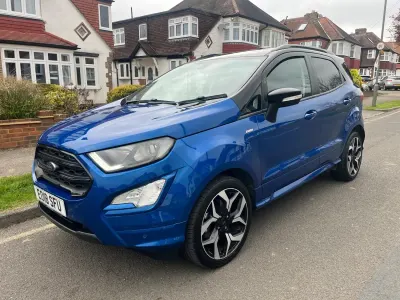 Usado Ford Ecosport ST-Line 140 CV (102 kW) 2018 Azul SUV