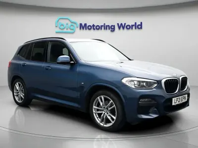 Used BMW X3 M Sport 190 HP (139 kW) 2021 Blue SUV