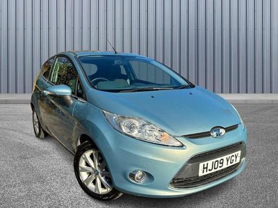 Used Ford Fiesta Zetec 82 HP (60 kW) 2009 Blue Hatchback