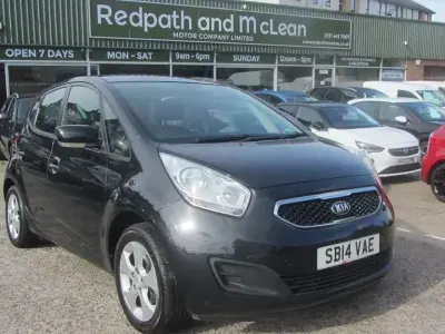 Used Kia Venga 123 HP (90 kW) 2014 Black Hatchback