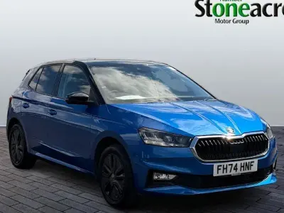 Used Skoda Fabia Design Edition 116 HP (85 kW) 2025 Blue Hatchback