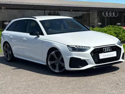 Used Audi A4 Black Edition 163 HP (119 kW) 2020 White Estate